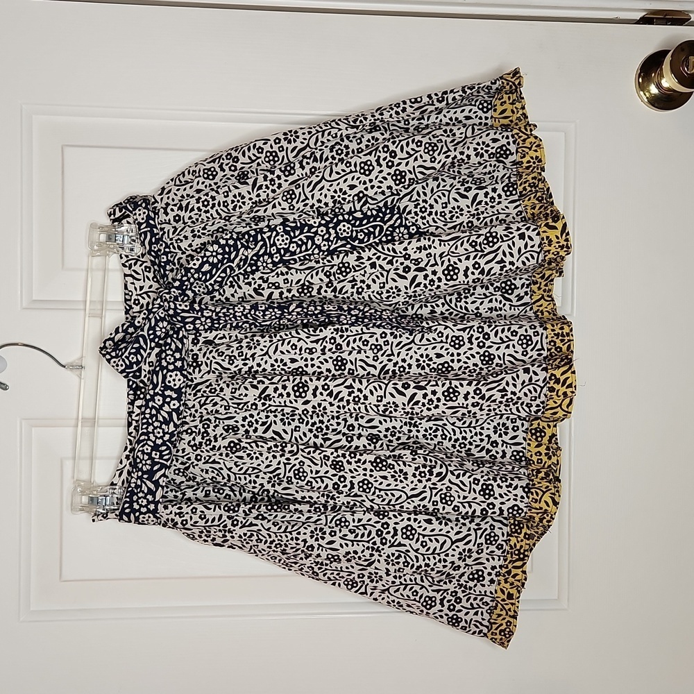 Current Air Pleated Floral Wide Leg Shorts Size S NWT